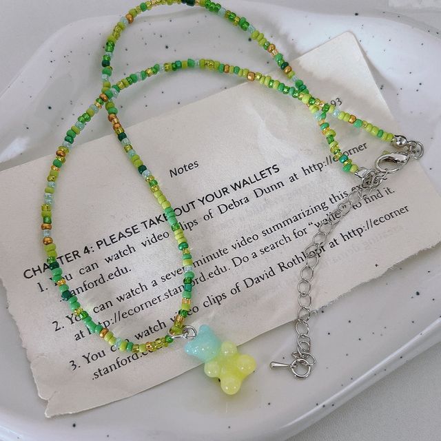 Bead Necklace Bear