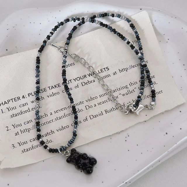 Bead Necklace Bear