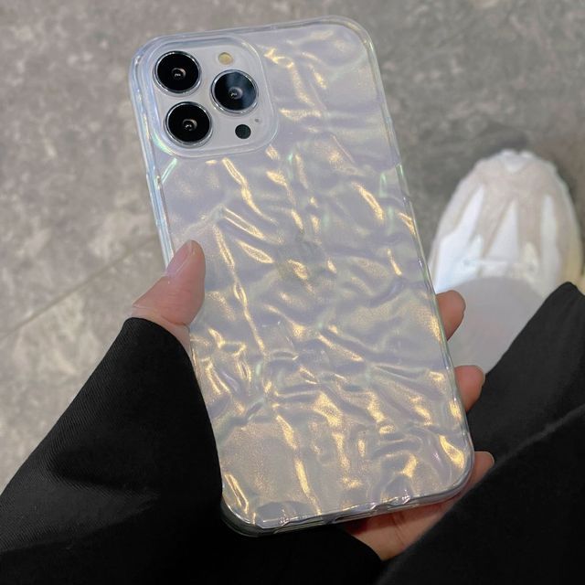 Case Transparent Textured Phone