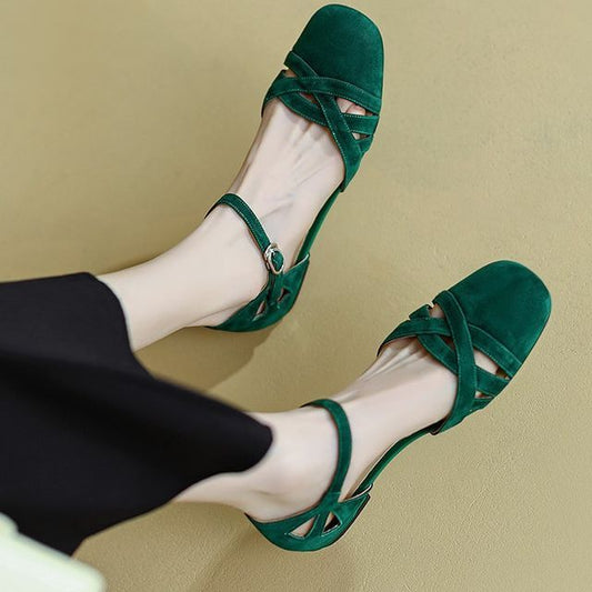 Ankle Flats Strap D'Orsay