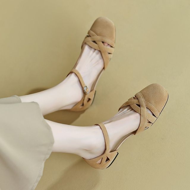 Ankle Flats Strap D'Orsay