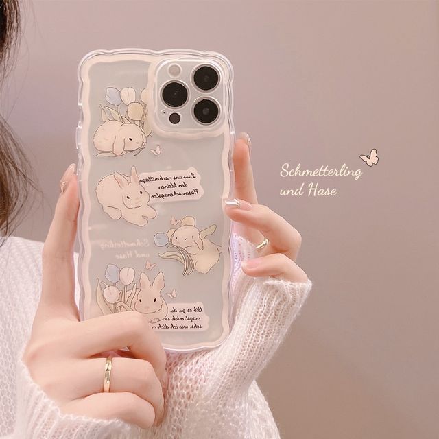 Transparent Phone Rabbit Case
