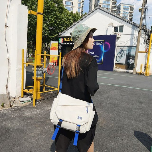 Buckled Nylon Bag Crossbody