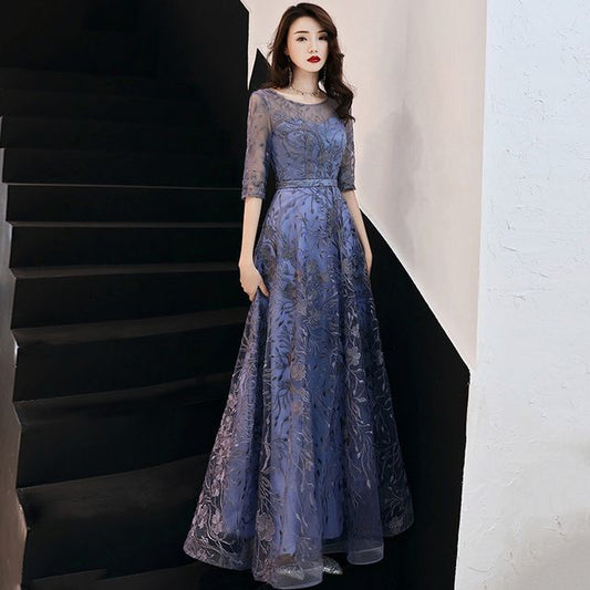 A-Line Cocktail Dress Evening Gown / Mesh