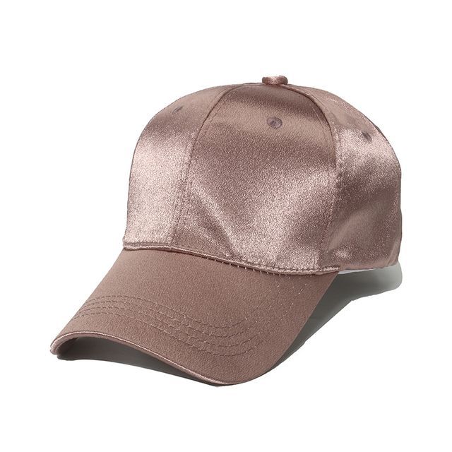 Satin Cap Plain Baseball