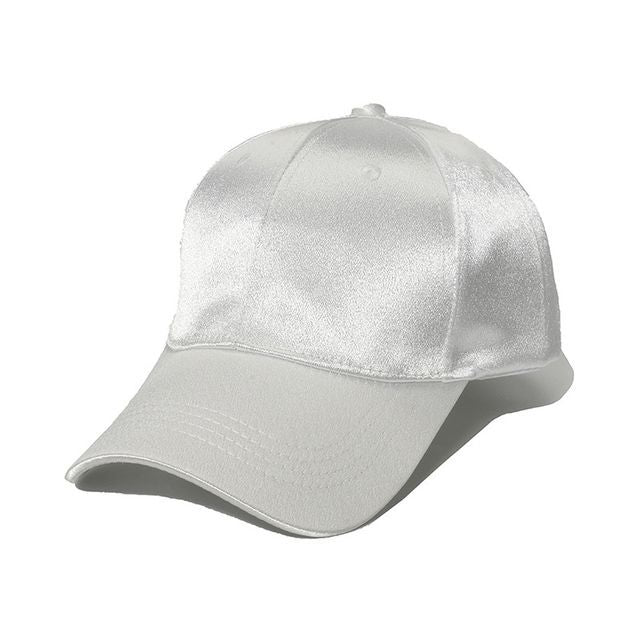 Satin Cap Plain Baseball