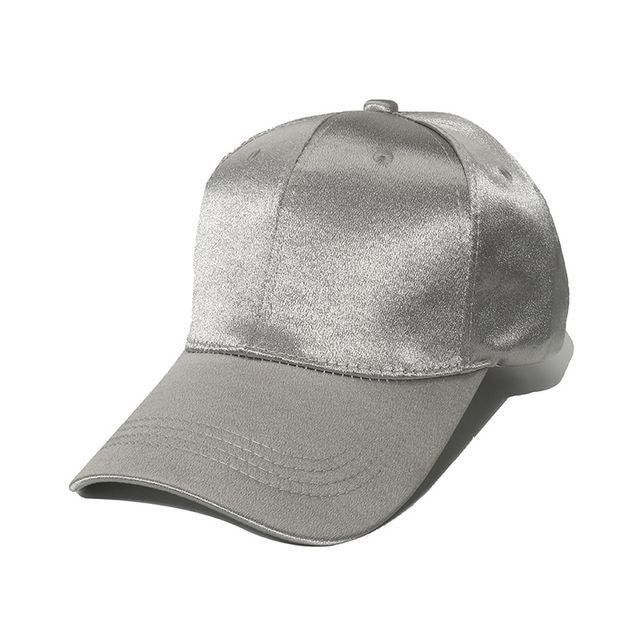 Satin Cap Plain Baseball