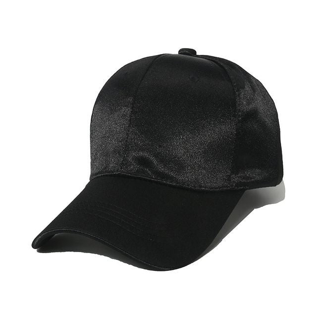 Satin Cap Plain Baseball