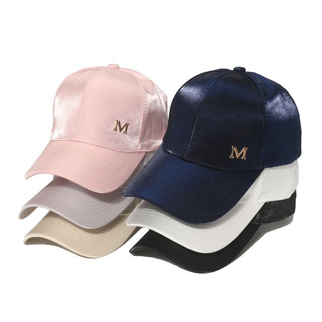 Lettering Satin Cap Baseball