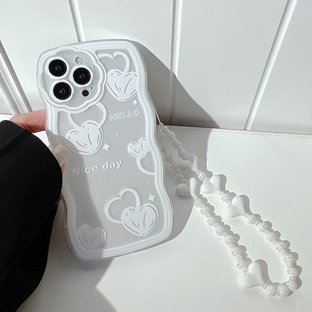 Heart Transparent Phone Case