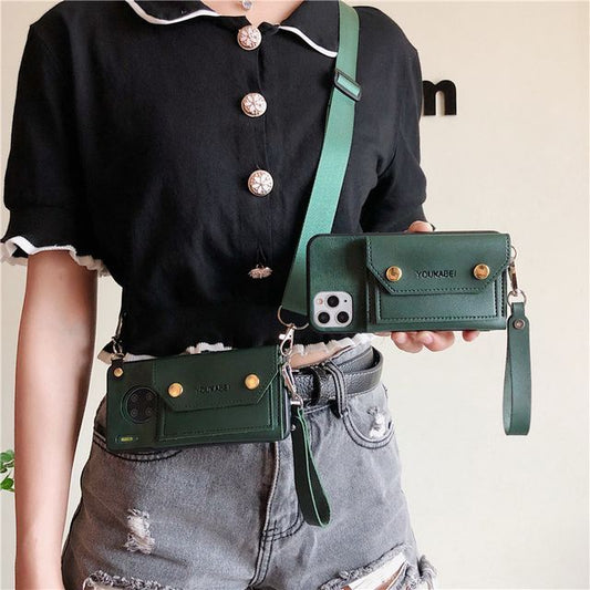 Phone Faux Leather Case Purse Coin