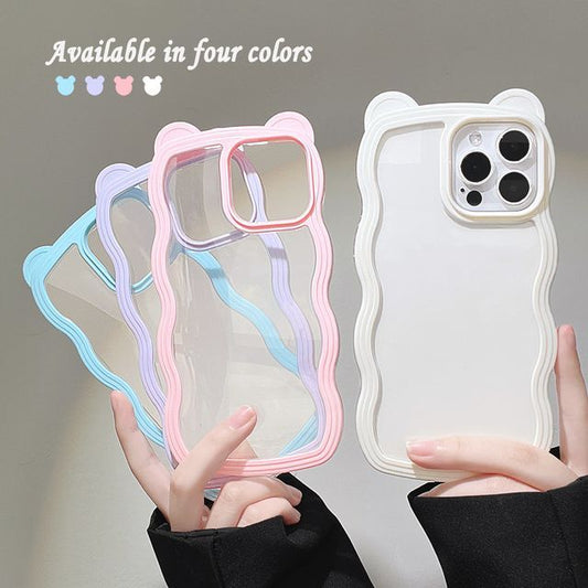 Wavy Transparent Phone Case