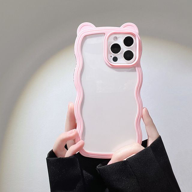 Wavy Transparent Phone Case
