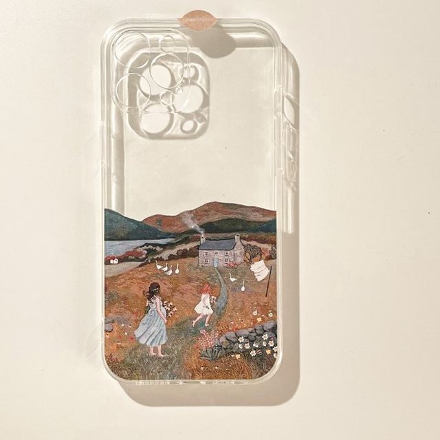 Case Scenery Phone Transparent