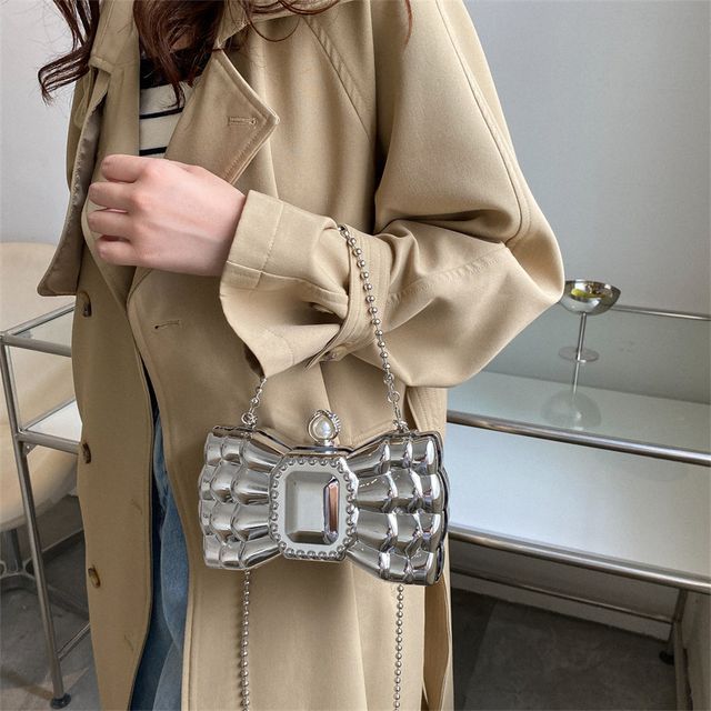 Chain Crossbody Bag Bow