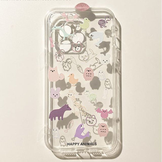 Case Animal Transparent Phone