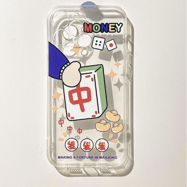 Transparent Phone Mahjong Case