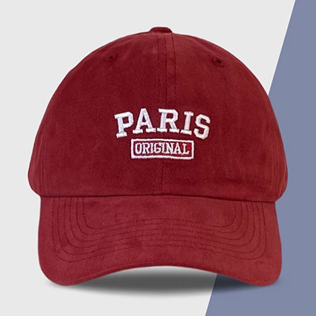 Embroidered Lettering Baseball Cap