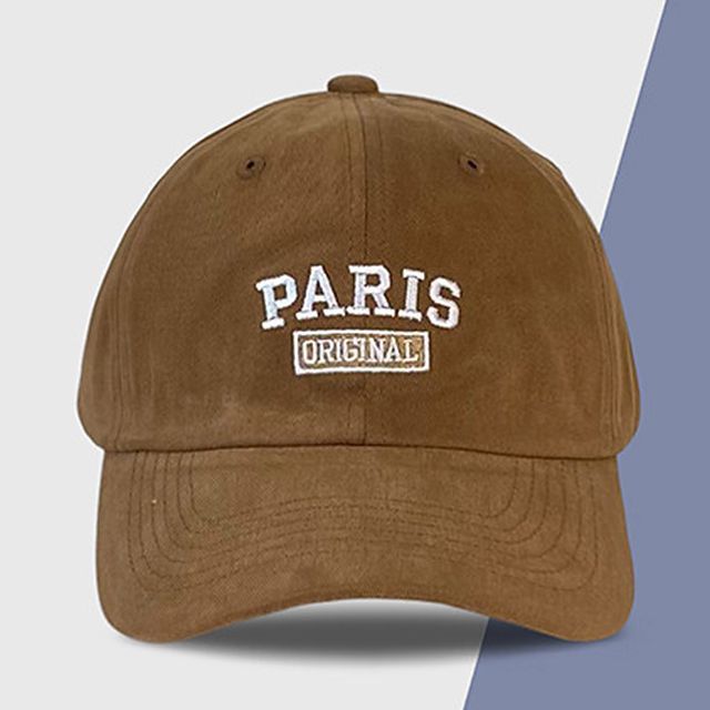 Embroidered Lettering Baseball Cap