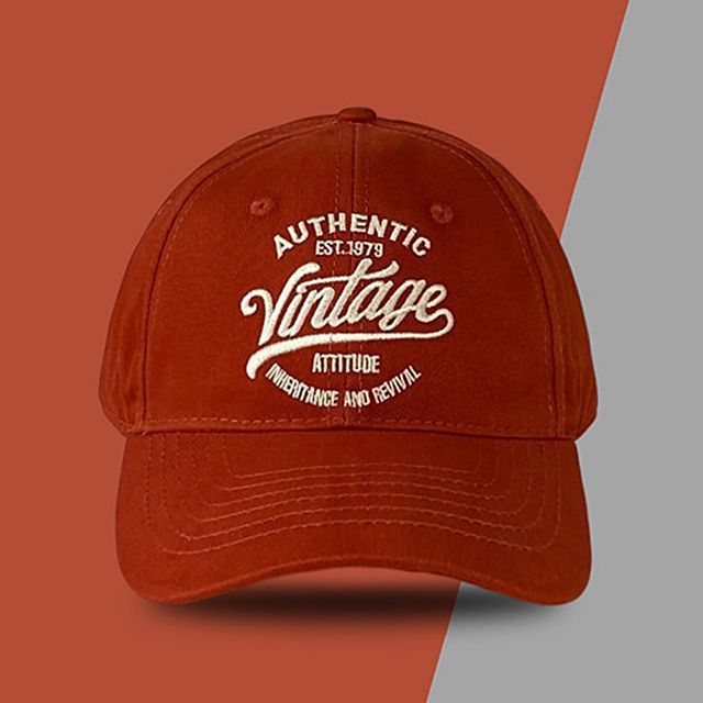 Baseball Cap Embroidered Lettering