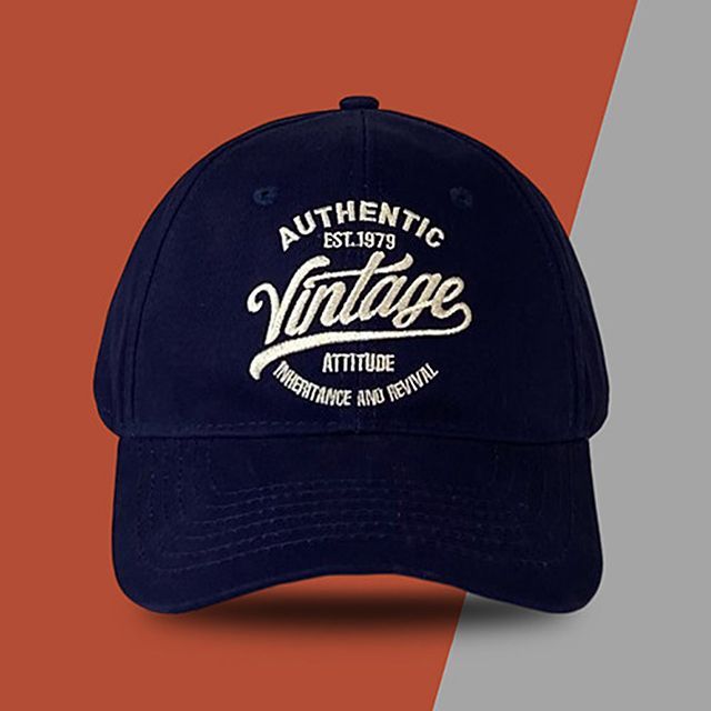 Baseball Cap Embroidered Lettering