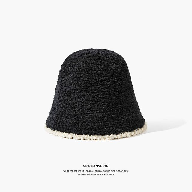 Hat Trim Bucket Contrast Knit