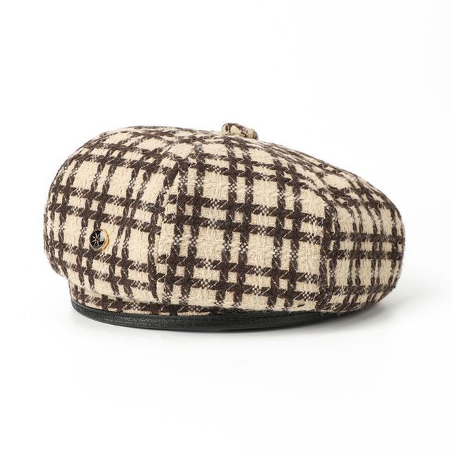 Plaid Hat Beret