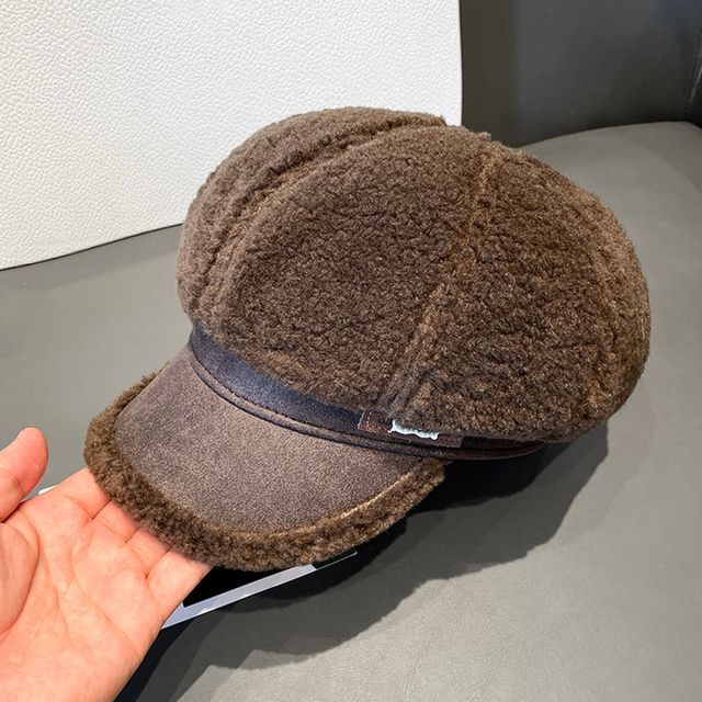 Fleece Cap Newsboy