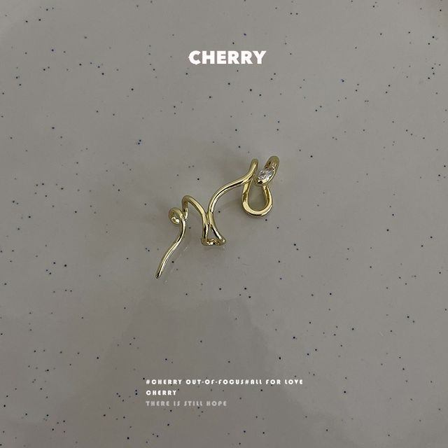 Earring Cuff Alloy Snake