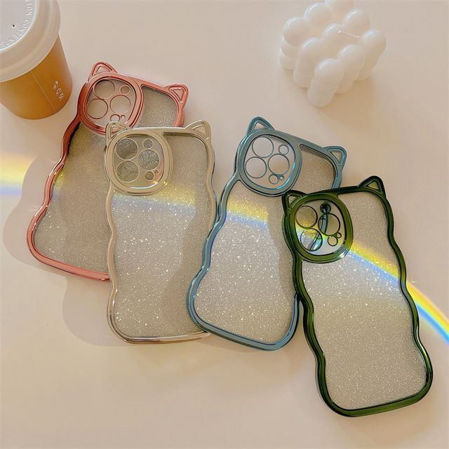 Ear Phone Cat Transparent Case