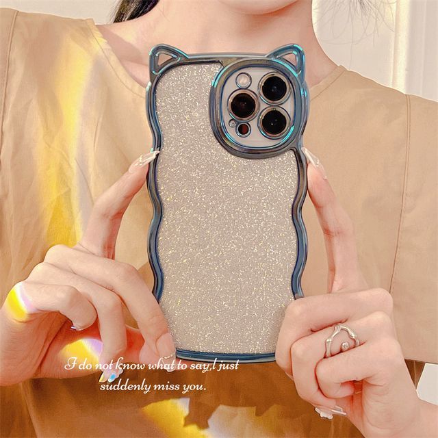 Ear Phone Cat Transparent Case