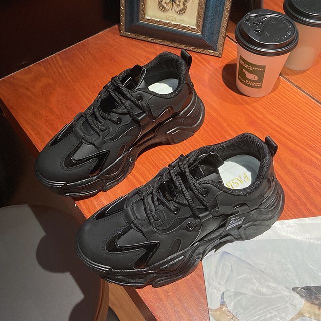 Platform Lace Sneakers Up