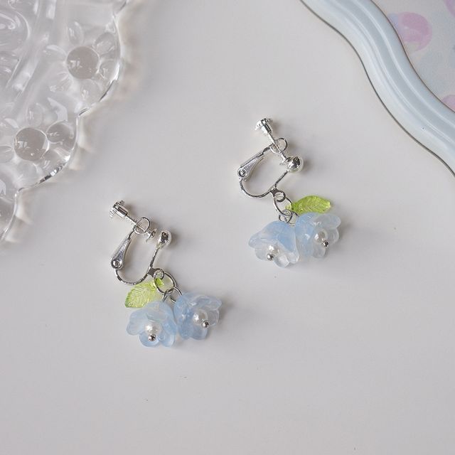 designs) Earring (various Floral Acrylic