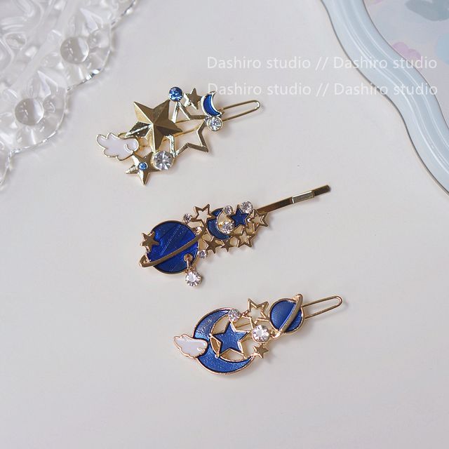 Planet Pin designs) Hair / (various Clip Set: