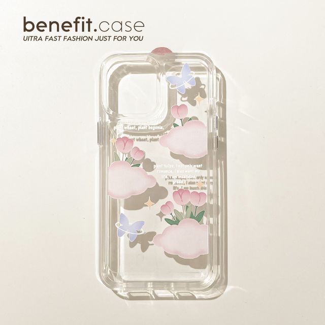 Phone Case Transparent Tulip