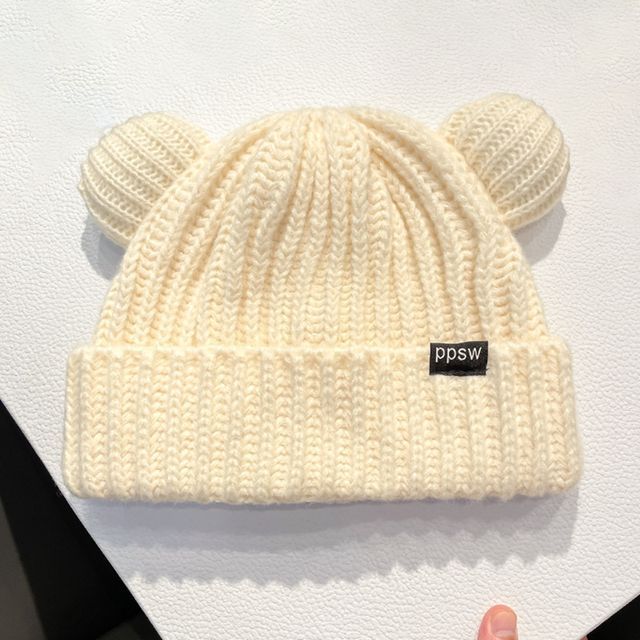 Ear Bear Knit Beanie