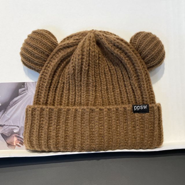 Ear Bear Knit Beanie