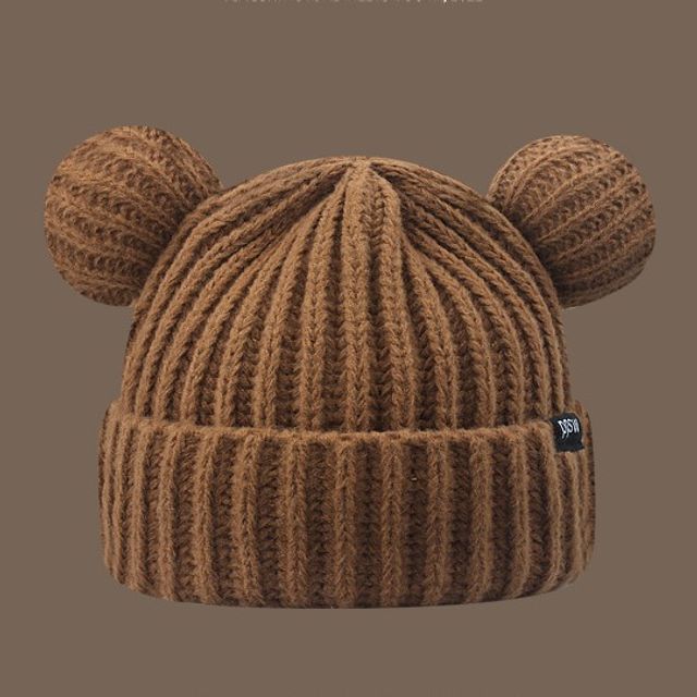 Ear Knit Beanie Bear