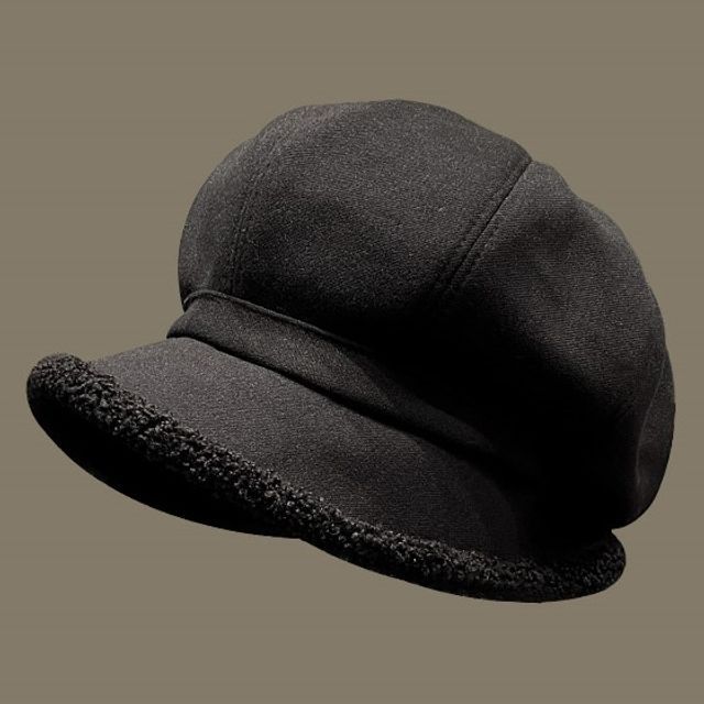 Shearling Faux Beret Trim