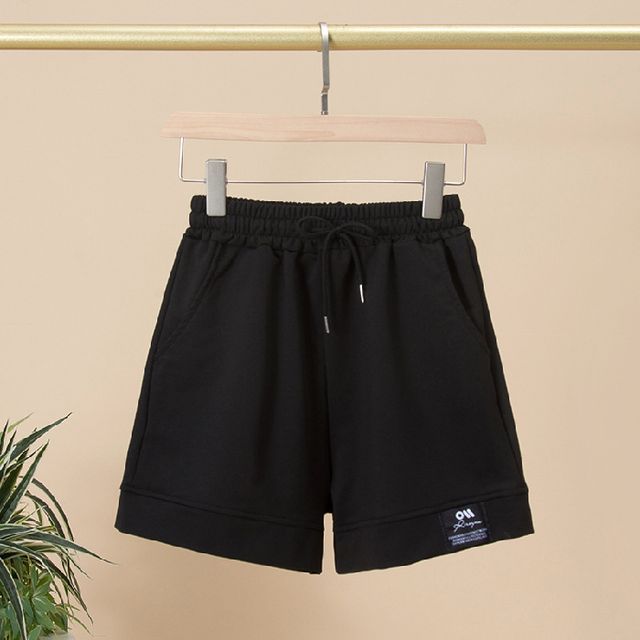 High Shorts Applique Waist Plain Label