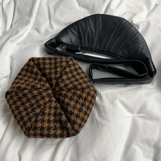 Beret Houndstooth Panel
