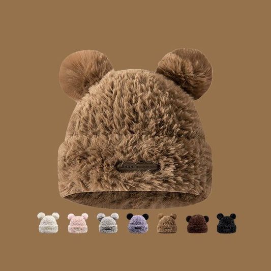 Ear Beanie Fur Faux