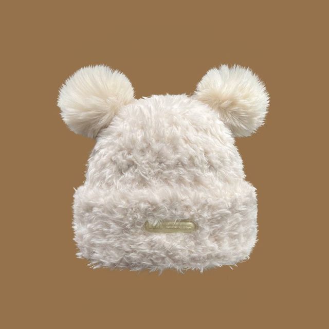 Ear Beanie Fur Faux