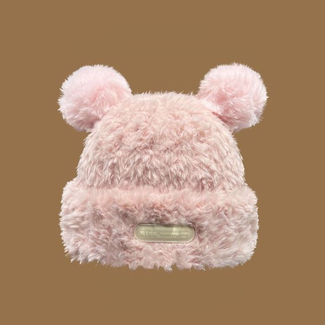 Ear Beanie Fur Faux