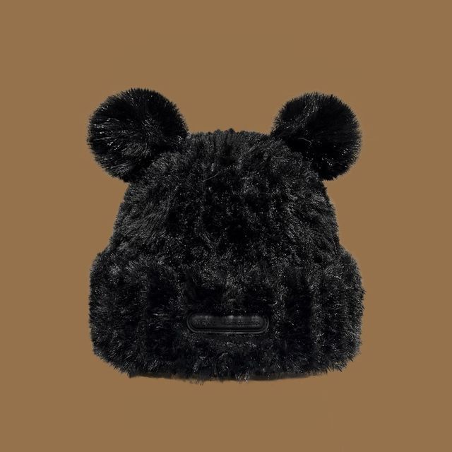 Ear Beanie Fur Faux