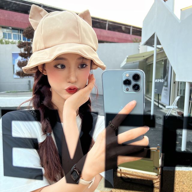 Hat Bucket Ear Cat