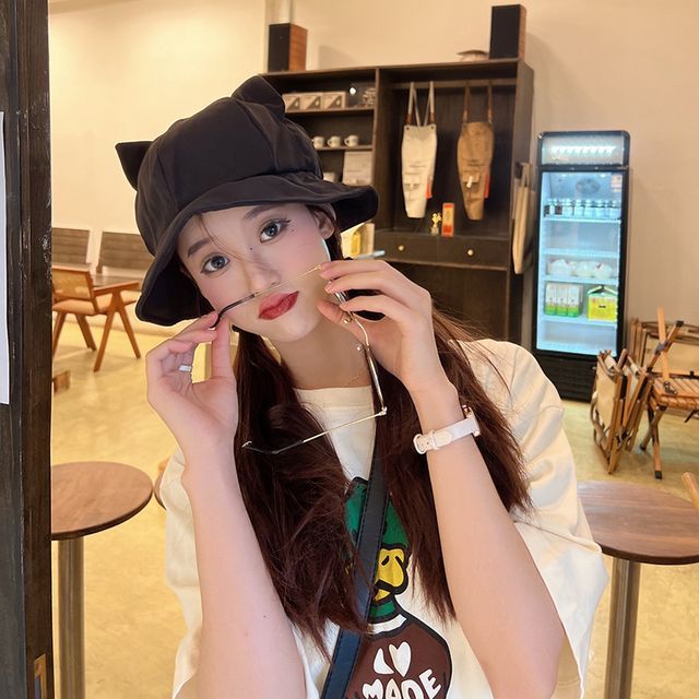 Hat Bucket Ear Cat