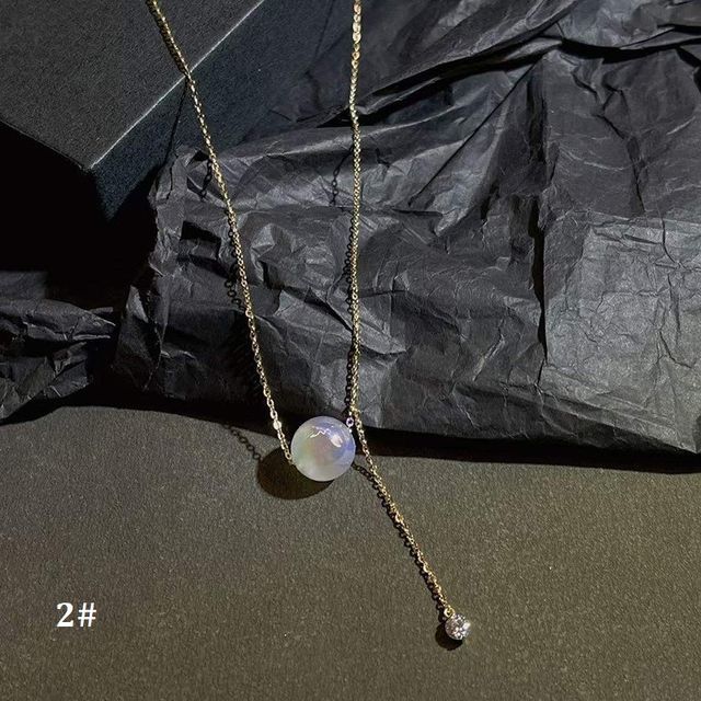 Alloy Faux Necklace Pearl