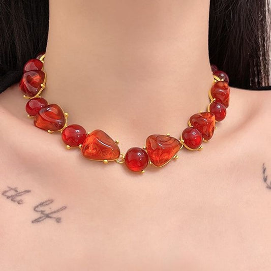 Choker Faux Alloy Crystal