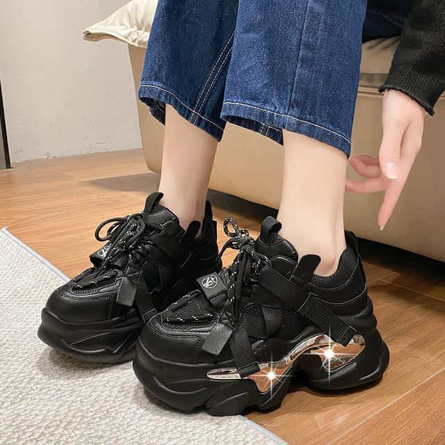 Up Platform Lace Sneakers